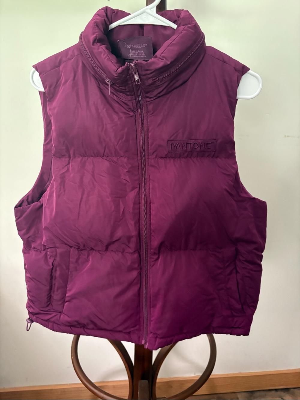 Forever 21 Plum Quilted Puffer Vest